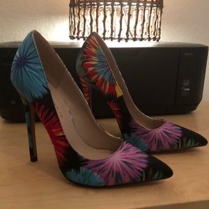 Shoe Republic multi colored high heels